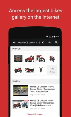 BikeDekho android App screenshot 2